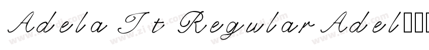 Adela It RegularAdel字体转换